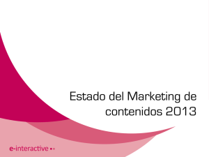 Estado del Marketing de contenidos 2013