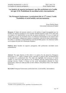 Los hombres de negocios portugueses