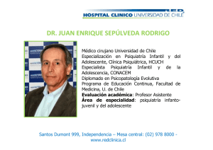 dr. juan enrique sepúlveda rodrigo - Hospital Clínico Universidad de