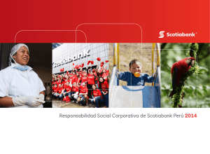 Responsabilidad Social Corporativa de Scotiabank Perú 2014