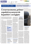 Un tarraconense, primer español en curarse de hepatitis C en Egipto