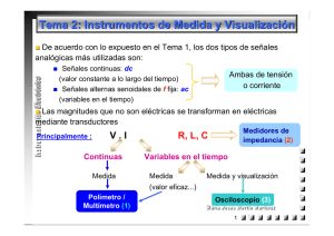 Tema 2: Instrumentos de Medida y Visualización