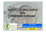 estatuto biologico - Observatorio de Bioética, UCV