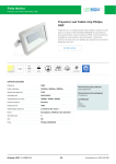 Ficha técnica Proyector Led Tablet chip Philips, 50W