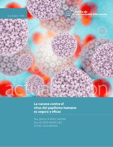 La vacuna contra el virus del papiloma humano es segura y eficaz