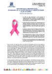 día mundial de la lucha contra el cáncer de mama