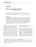Ética y Psicología Clínica1