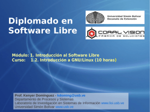 Diplomado en Software Libre