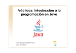 Prácticas: Introducción a la programación en Java