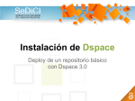 Instalación de Dspace - SeDiCI