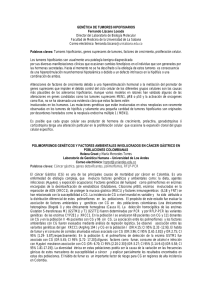 Conferencias de Genética y Cáncer