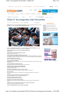 Gripe A: las preguntas más frecuentes