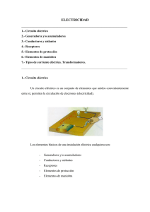 El circuito eléctrico (Apuntes en formato pdf)