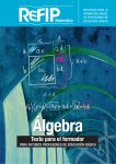 Álgebra - REFIP - Universidad de Chile