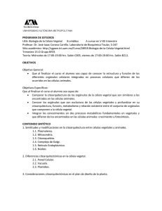 PROGRAMA DE ESTUDIOS UEA: Biolog&iacute;a de la C&eacute;lula