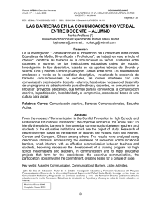 las barreras en la comunicación no verbal entre