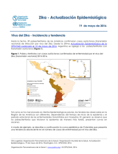 Zika - Actualización Epidemiológica