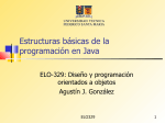 Estructuras fundamentales de la programación en Java