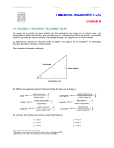 Funciones trigonométricas - DGENP