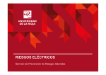 Riesgos eléctricos - Universidad de La Rioja