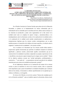 perfil de los estudiantes de formación docente de tucumán: avances