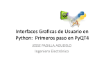 Interfaces Graficas de Usuario en Python: Primeros