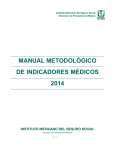 manual metodológico de indicadores médicos 2014