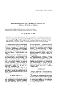 Desarrollo embrionario, larval y del alevín de