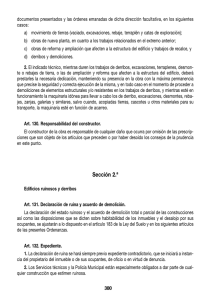 Sección 2.a Edificios ruinosos y derribos