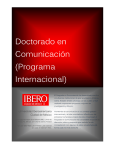 Doctorado en Comunicación (Programa Internacional)