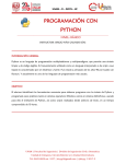PROGRAMACIÓN CON PYTHON