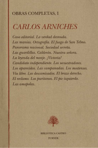 Obras completas de Carlos Arniches. Tomo