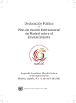 Declaración Política Plan de Acción Internacional de Madrid sobre