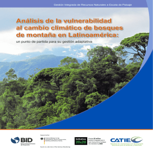 Análisis de la vulnerabilidad al cambio climático de - Inicio
