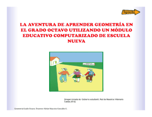 Geometría Grado Octavo. Docente: Adrián Mauricio González G.