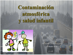 Contaminación atmosférica y salud infantil