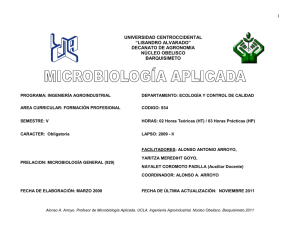 Microbiolog&iacute;a Aplicada
