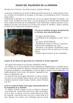 AGUAS DEL BALNEARIO DE LA HERMIDA