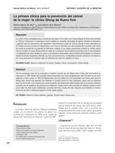 La primera cl&iacute;nica para la prevenci&oacute;n del c&aacute;ncer de la mujer: la