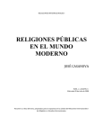 religiones públicas en el mundo moderno