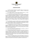 COMUNICADO DE PRENSA - Gobierno de la Provincia de Córdoba