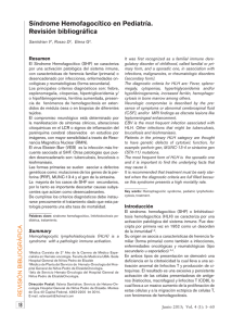 Síndrome Hemofagocítico en Pediatría. Revisión bibliográfica