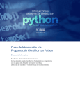 Curso de Introducción a la Programación Cien fica con Python