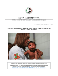 La Organización Mundial de la Salud declara una emergencia