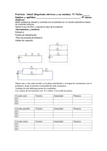 Nombre y apellidos: FP básica Monta uno a uno cada circuito en la