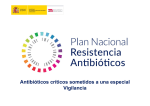 Antibióticos críticos sometidos a una especial Vigilancia