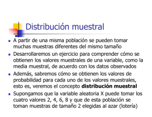 Distribución Muestral