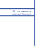 III.Ciclos Económicos y Variables no Observables