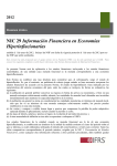 NIC 29 Información Financiera en Economías