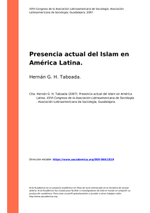 Presencia actual del Islam en América Latina